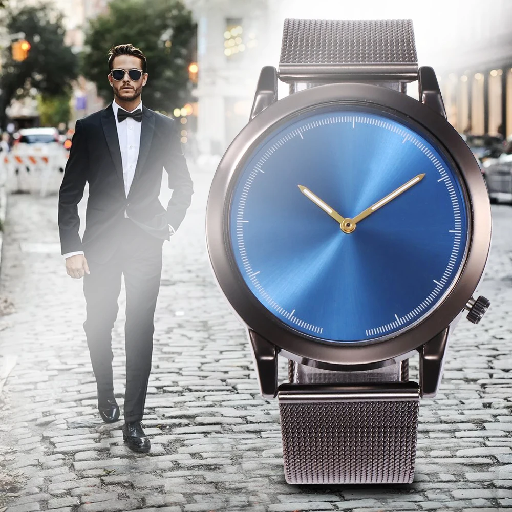 

Brand Luxury Fashion Analog Quartz Watches Blue Ray Men WristWatch Casual Clock Business Male Watch Relogio Montre Homme Horloge