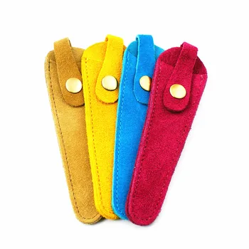 

50pcs professional New hair scissors sheath leather case barber packet scissor cover shears Holster hairdressing scissors bag