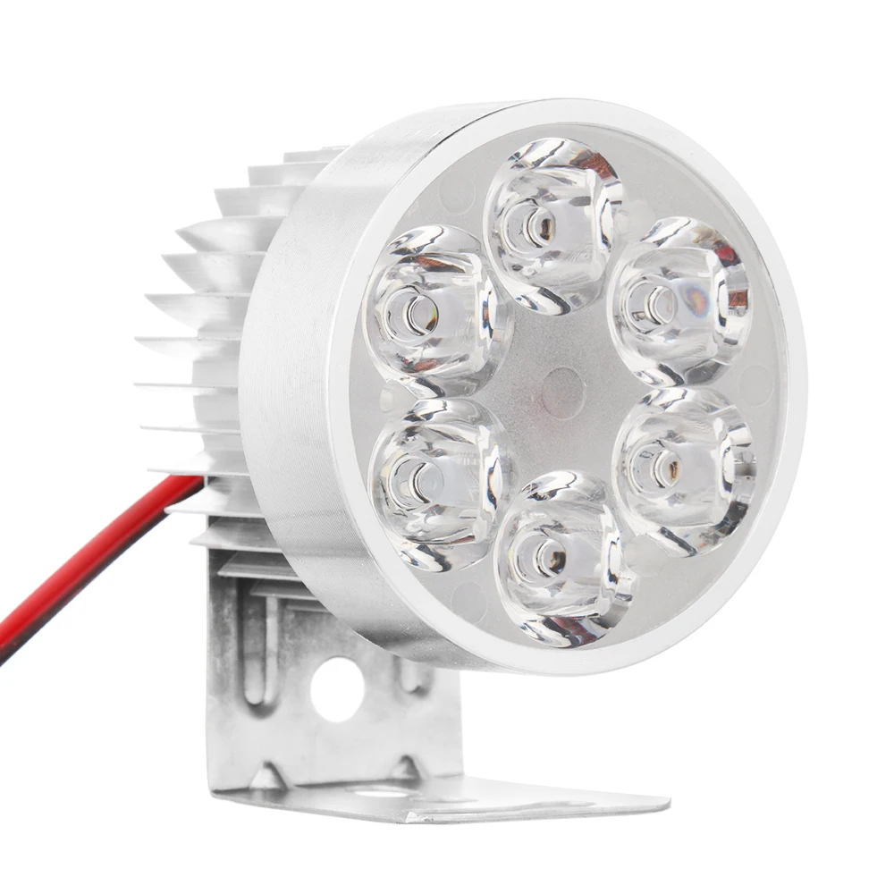 

1Pcs Led Light White Motorcycle Headlight Spot Lights Head Lamp LED Front DC 12V Driving Spot Head Lights