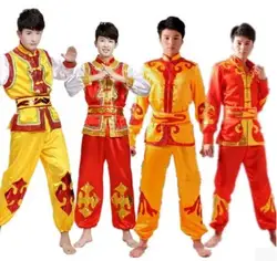 Новый год Танцевальный костюм для мужчин китайский лев Танцевальный костюм китайский дракон Танцевальный костюм S фестиваля одежда