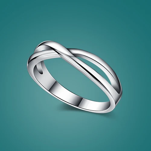 Мода 925 ювелирные изделия для женщин чистое кольцо с прорезями. женское очаровательное кольцо; индивидуальный стиль персонажа