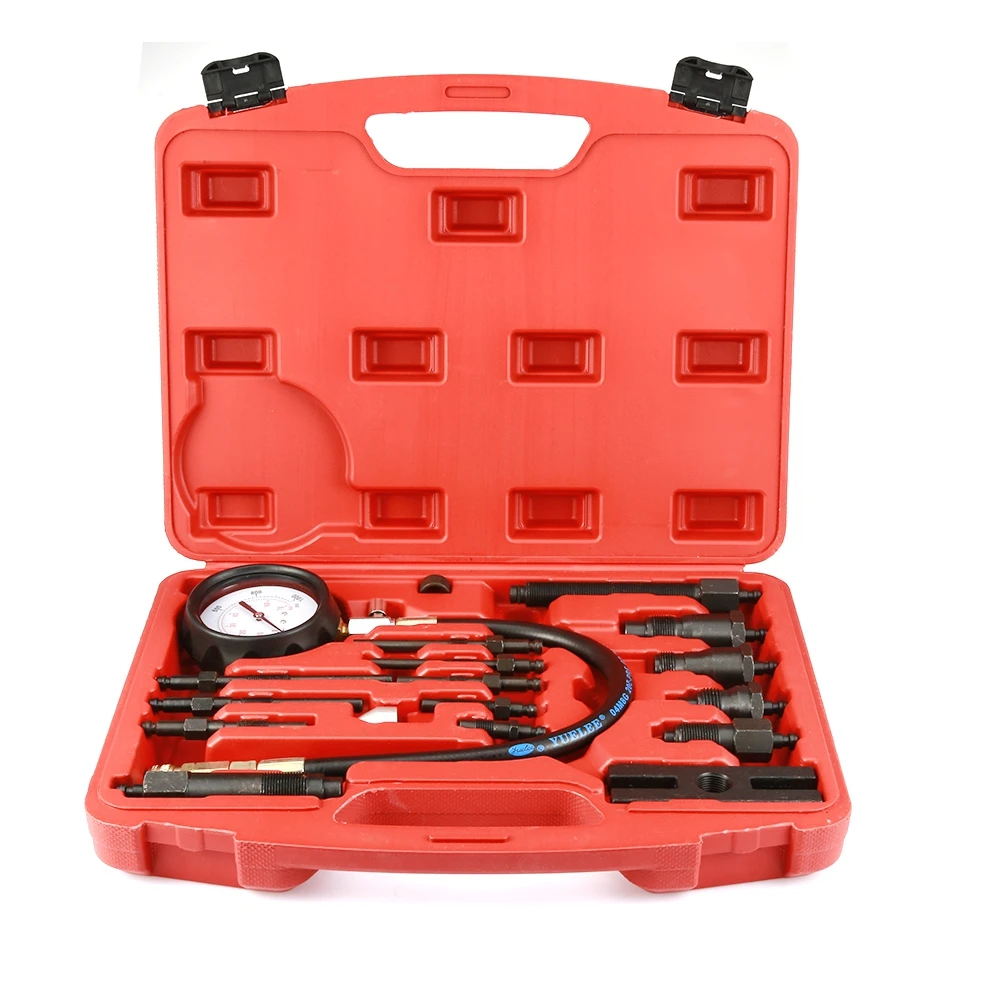 

High Quality Full Range Diesel Engine Cylinder Detection Table Pressure Detect Gauge Tester Kit Set For Universal Car Auto Test