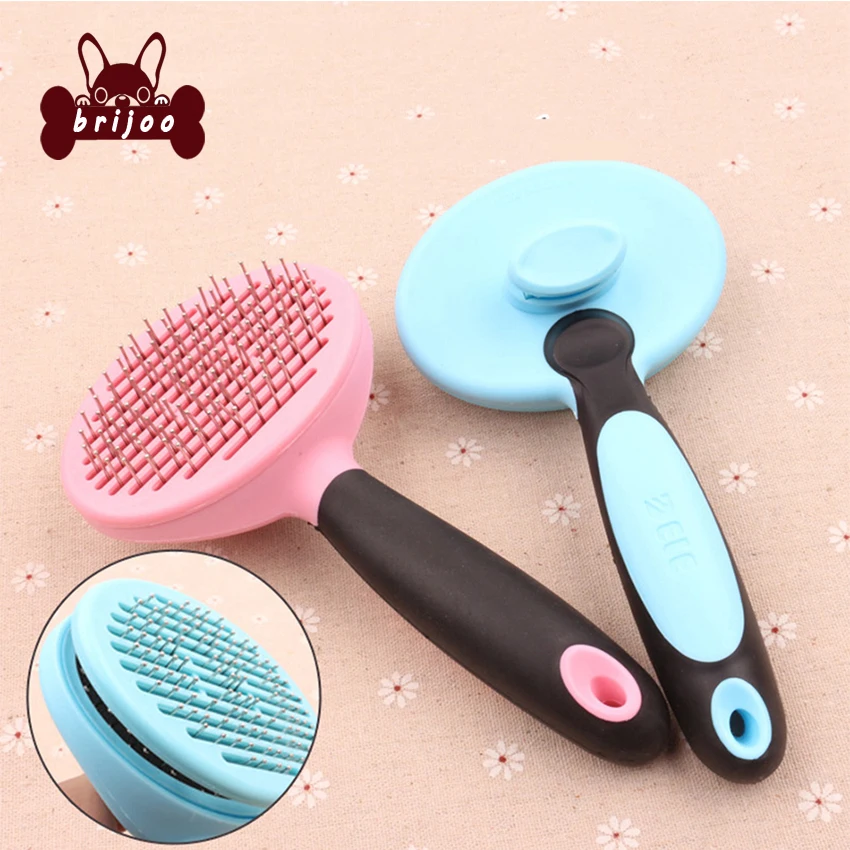 Cat Grooming Tools Detachable Clipper Attachment Hair Trimmer for Dogs Cats Dog Hair Brush Comb Remover Self-Cleaning Function