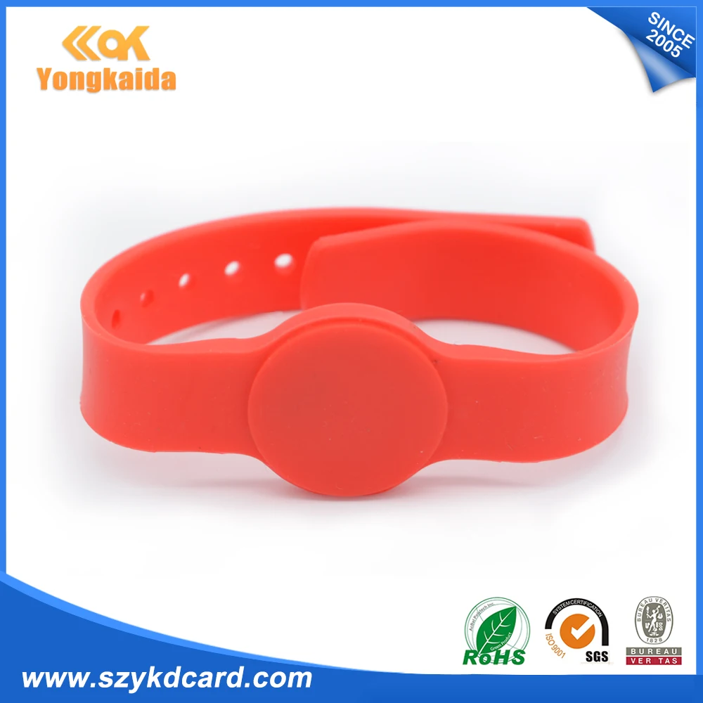 

YongKaiDa RFID Silicone 125KHz TK4100 EM4100 RFID Wristband in Access Control