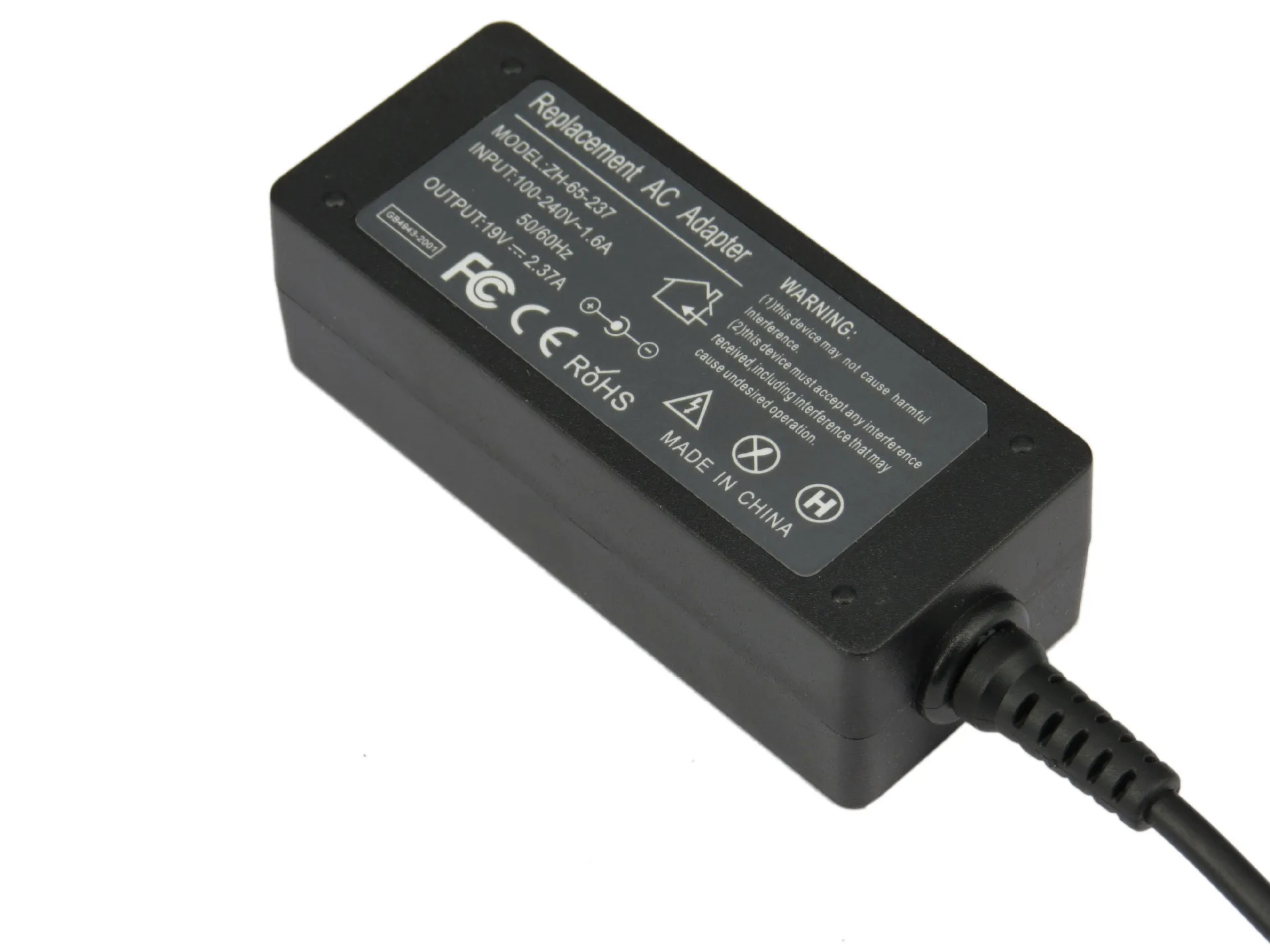 19V 2.37A 45W Laptop Ac Power Adapter Charger For Toshiba Satellite T210D T215D T230 T235 T235D Z830 Z835 5.5Mm* 2.5Mm