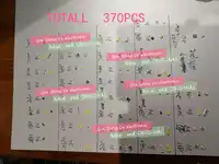 370pcs/lot 1W-2W SMD LED Kit 3V/6V 2835/3030/2828/3535/5630/7020/7030/4020/4014/7032 Cold white For TV Backlight Beads