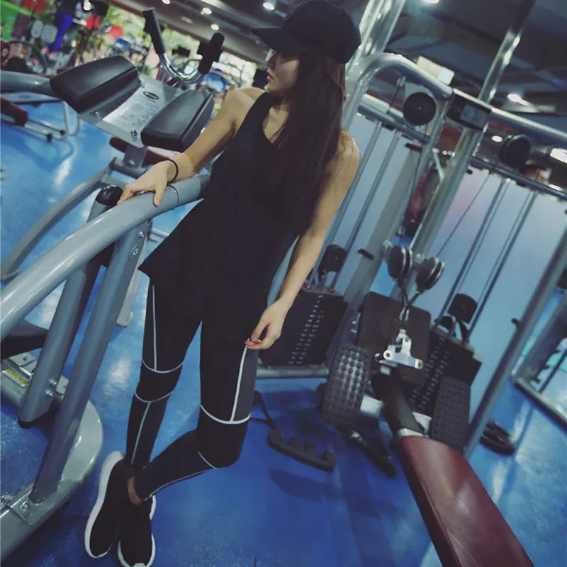 Sexy Women Yoga Vest T-shirt Hollow Back Sports Fitness Tank Top Yoga Running Gym Jogging Vest Tops спортивная майка женщин
