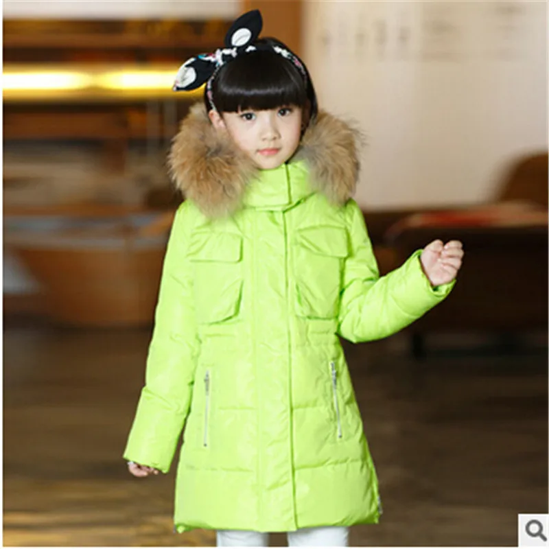 girl coat winter down jacket for girl The new children's clothing