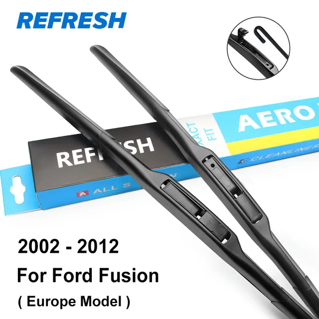 Buy REFRESH Wiper Blades for Ford Fusion Fit Hook Arms
