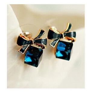 

Fashion Geometric Cubic Zirconia Crystal Earrings for Women Red Jewelry Earrings with Stones Earings Brincos Aneis