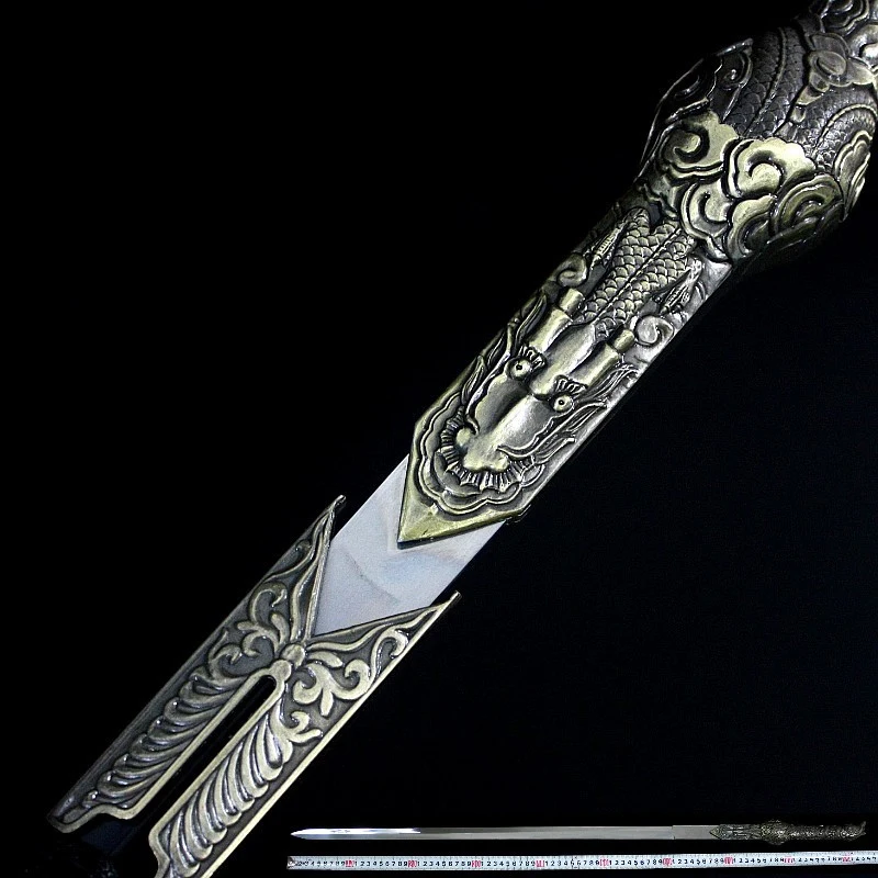 

Chinese TV play sword YouLong Sword length=105cm 404 steel balde not sharp home decor
