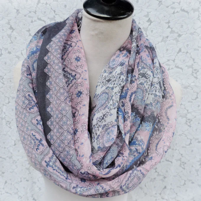 New Arrival Fashion Women Flower Scarf Ladies Scarves Floral Print