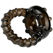 Male Double-lock Sperm Double-loop Couple Delayed Ring Bundle Sperm Ring Sheep Eye Ring Penile Ring