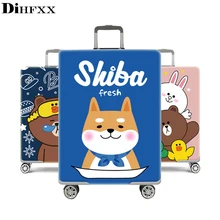 Cartoon Case Cover Thick Elastic Luggage Protective Cover Zipper Suit For 18-30 inch Trunk Case Travel Suitcase Covers Bags hmunii case cover thick elastic luggage protective cover zipper suit for 18 30 inch trunk case travel suitcase covers bags a1 14