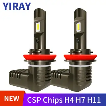 

YIRAY 2Pcs CSP H4 H7 LED H11 9005 9006 HB3 HB4 Car Headlight Bulbs 72W 9600lm Auto LED Lamp Headlamp Fog Light 6000K 12V 24V