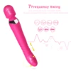 Godemiché chauffant pour femmes, baguette magique, massage, Rotation, Vibration, 7 vitesses, point G, stimulateur de Clitoris ► Photo 2/6