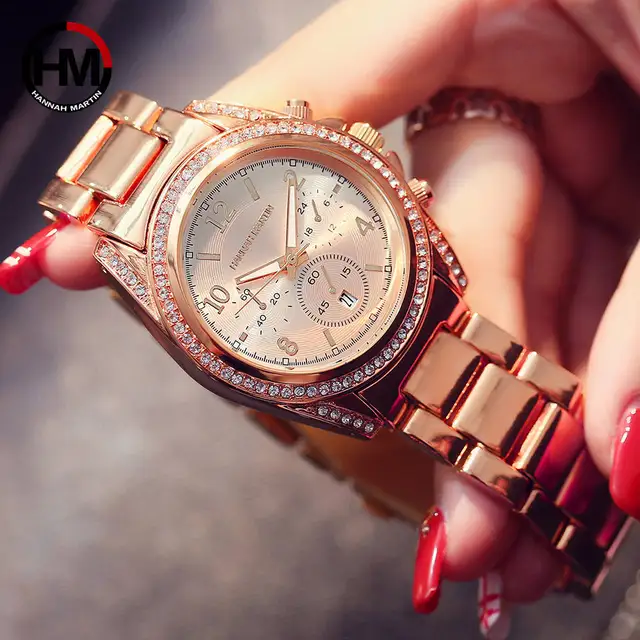 2018 Ladies Top Luxury Brand Diamond Clock Women Rhinestone Wrist Watch Calendar 2018 Ladies Top Luxury Brand Diamond Clock Women Rhinestone Wrist Watch Calendar