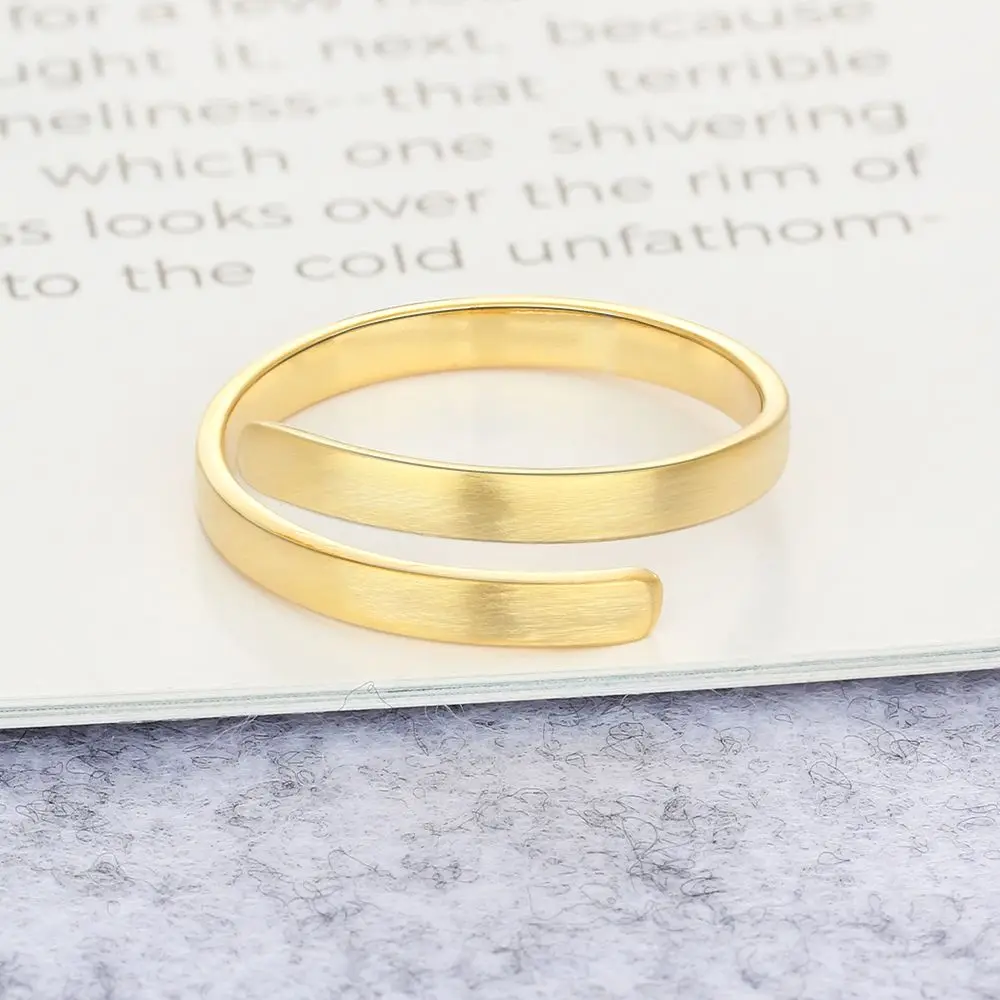 Personalized Ring Customize Engraved Names 3 Colors Available Adjustable Rings For Women Anniversary Jewelry (JewelOra RI103498)
