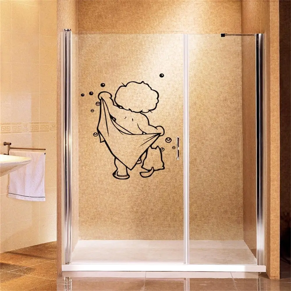 Achetez en gros bathroom shower door decals en ligne à des ...