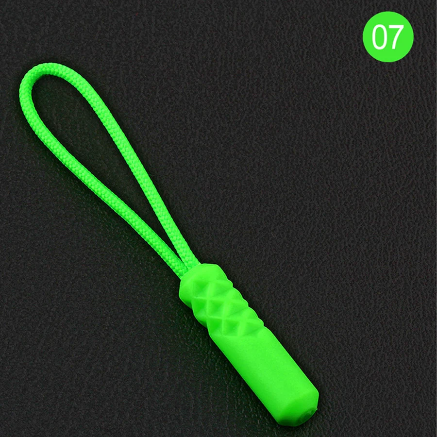 10Pcs Zipper Pull Puller End Fit Zipper Rope Buckle Travel Bag Suitcase Clothes Tent Backpack Accessorie