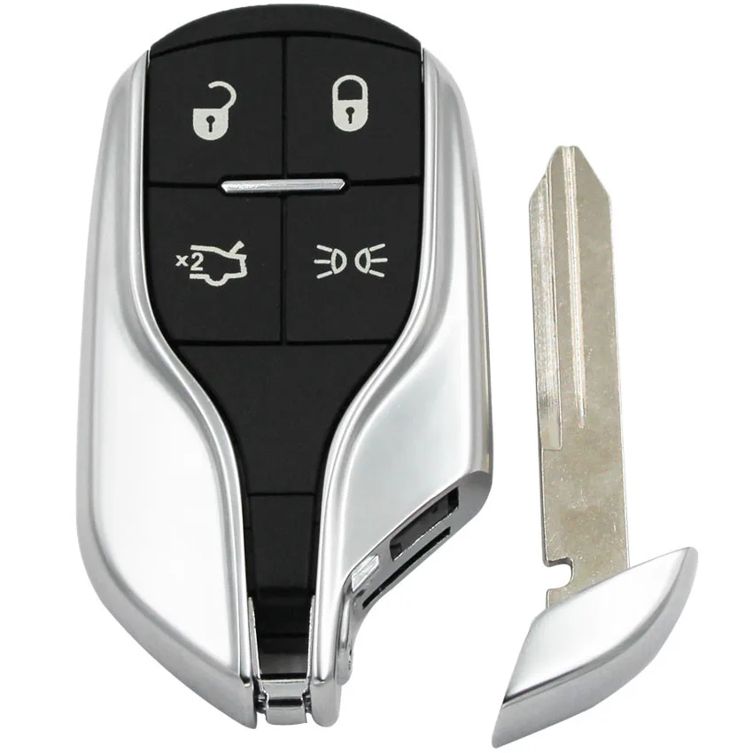 4 кнопки смарт-карты дистанционного ключа для Maserati President Ghibli Levant 433 МГц с чипом ID46