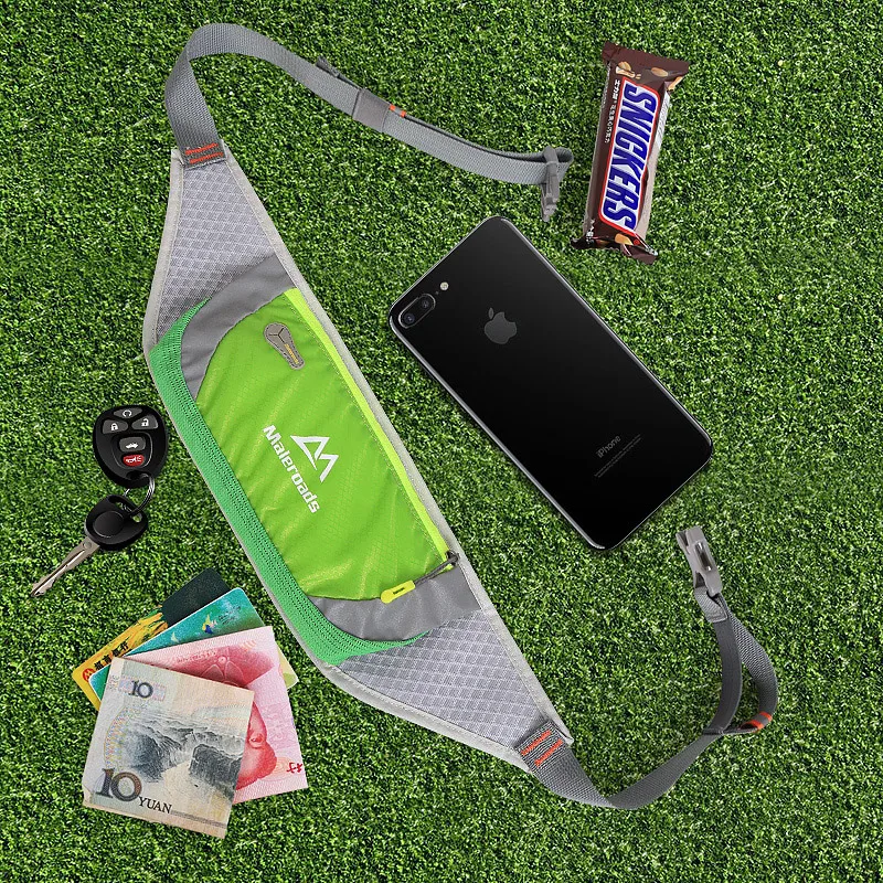 Maleroads impermeable correr cintura bolsas utilidad gimnasio Fanny Pack Deporte Fitness Jogging cinturón bolsas teléfono móvil bolsillo para hombres mujeres