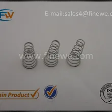 Производство Малых нержавеющая сталь сжатия конические весной, пользовательские сжатия спиральная пружина конические Весна