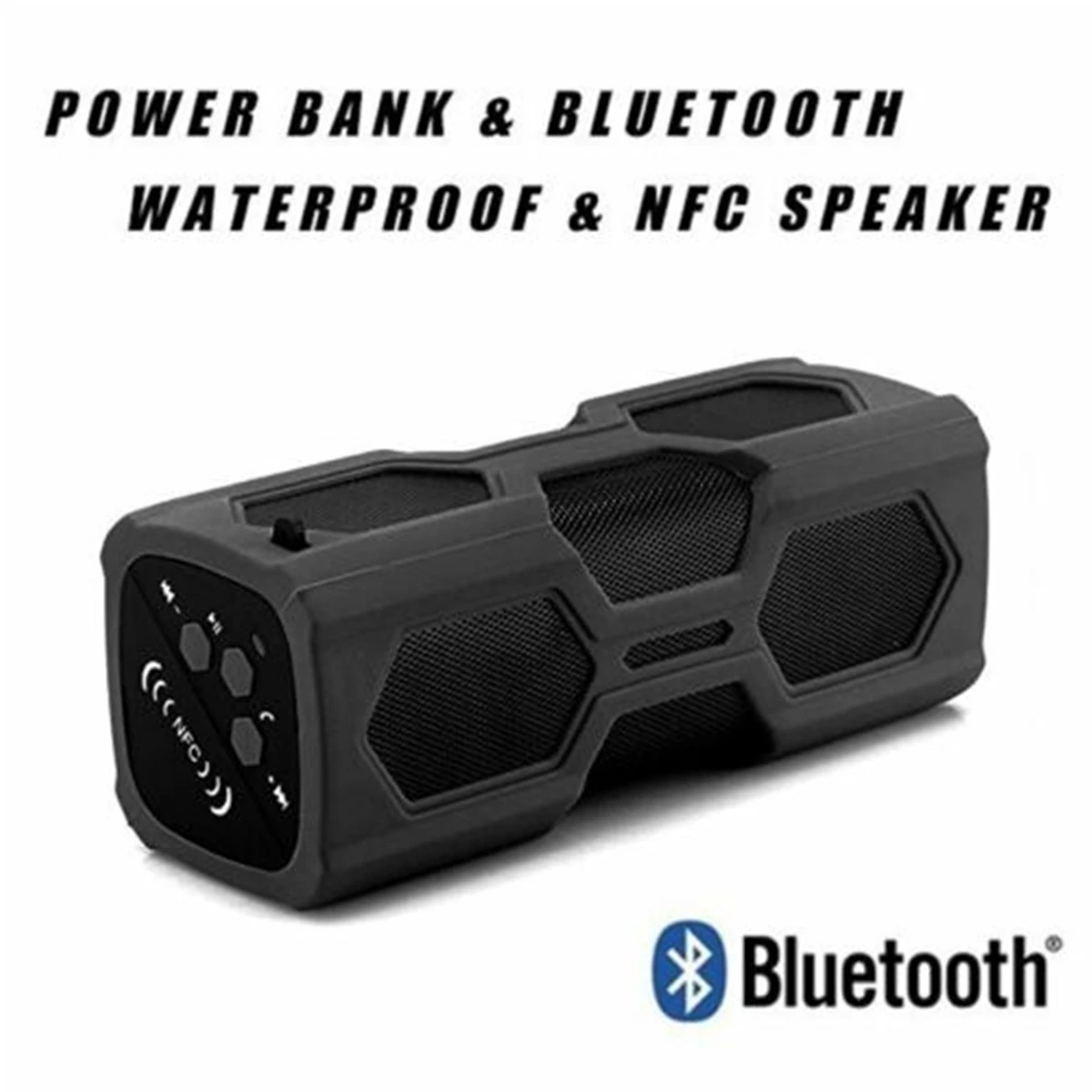 Модный портативный с тремя защитой Беспроводной 4,0 наружный Bluetooth динамик внешний аккумулятор басовый сабвуфер водонепроницаемый