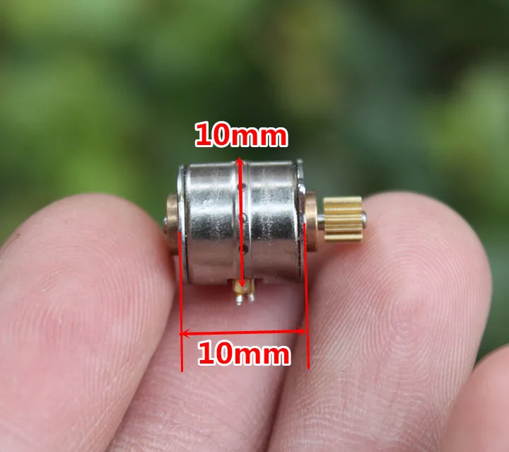 10 PCS 10MM Small Stepper Motor With Copper Gear