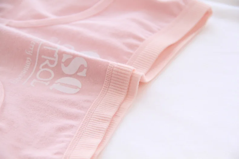 1 шт. Новый Для женщин розовый письмо трусики для девочек дизайн с изображением животных сексуальное нижнее белье из хлопка Симпатичные