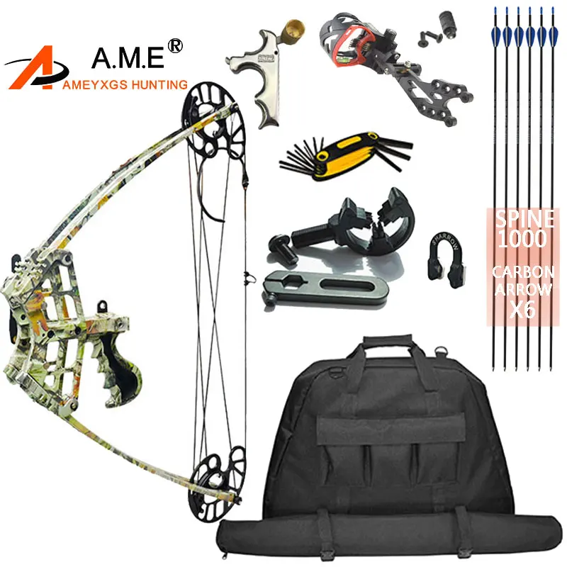 45lbs M109 Archery Triangle Bows Camo Color Compound Bow Triangle Bow