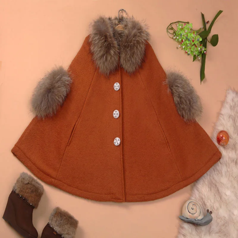 Élégant Ayunsue Manteau Automne Inverno Coréen 2018 Laine Sans Vestes Hiver De Manches Casaco khaki Lâche Feminino L1915 orange Beige Femme wwgxS4Y