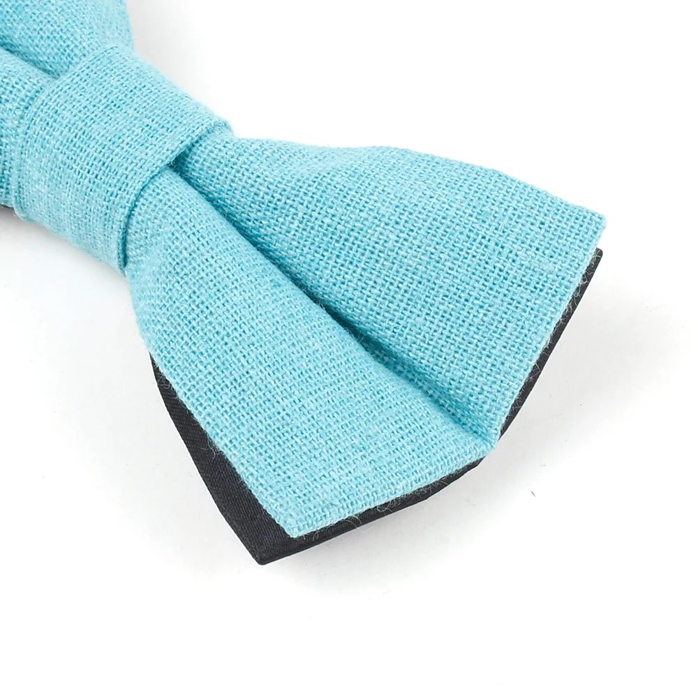 Для мужчин регулируемый одноцветное Винтаж галстук-бабочка галстук Боути смокинг Луки вечерние подарок аксессуары хлопок галстук-бабочку