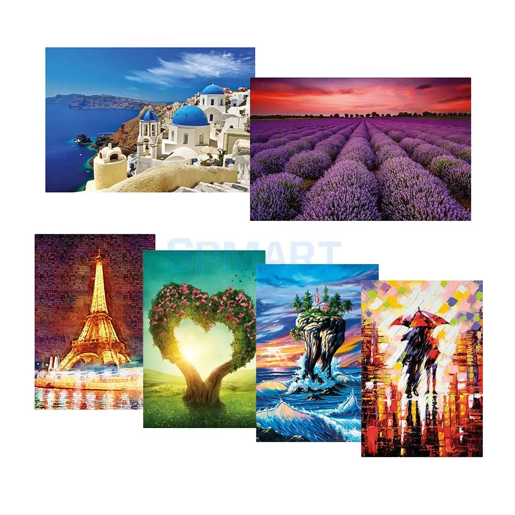 

Puzzle 1000 Pieces Landscape Famous Painting of World Adult Kids DIY Jigsaw Puzzle Creativity Imagine Educational Toys