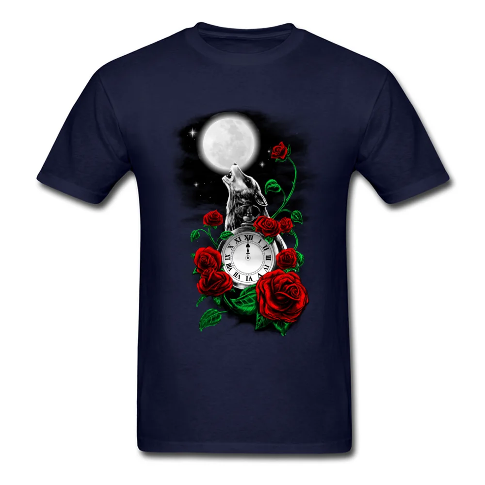 High Quality Men Tops Shirts Midnight Howl Casual T-shirts 100% Cotton Short Sleeve Summer T-shirts O-Neck Drop Shipping Midnight Howl navy