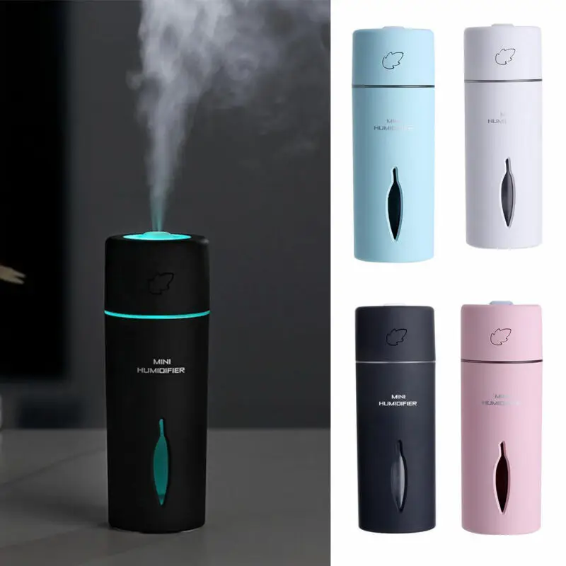 

Ultrasonic Air Humidifier Aroma Essential Oil LED Mini USB Humidifier Air Purifier Diffuser Office Home Car Portable New