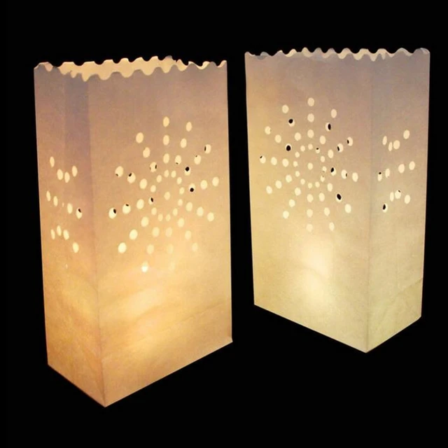 Aggregate more than 133 paper bag candle lanterns super hot xkldase