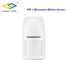 Беспроводной двойной PIR микроволновый детектор, анти-Животный сигнал тревоги для 433 MHz/868 MHz домашней безопасности, датчик движения alarma