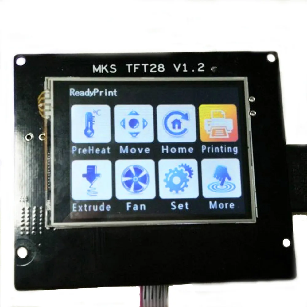 2 8 MKS TFT28 LCD Display 12V 3D Printer Touch Screen Control Board LCD Support MKS