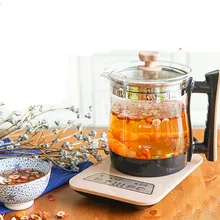 Электрический чайник отверждения горшок автоматический утолщение стекло Птичье гнездо tisanes чай Электрическая защита от перегрева