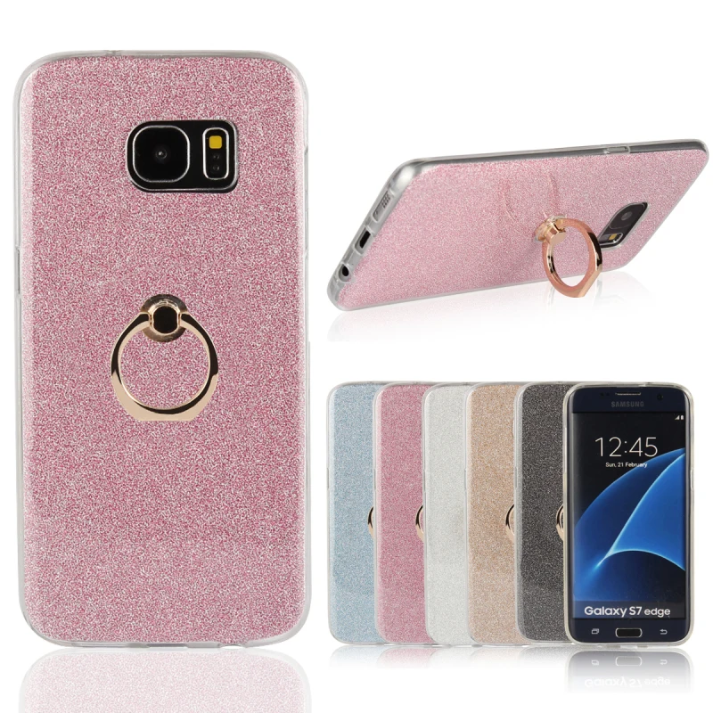 For samsung galaxy S6 case Bling Shining Glitter Cute Soft Clear TPU