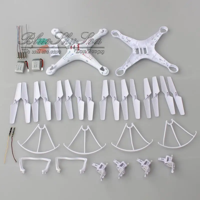 

Free Shipping! Blades+ Motor+ Shell Cover+ Shelter Frame+Battery+Spare Parts For Syma X5C X5C-1