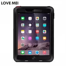 Мощный металлический чехол Love Mei для iPad 6/Air2 из алюминия+ ТПУ, противоударный защитный чехол для iPad 9," / A1822 A1675