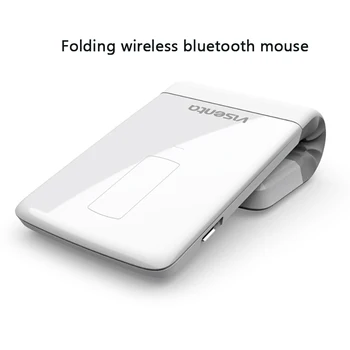 

2019 new 2000dpi Bluetooth wireless mouse thin and light folding rechargeable laser Built-in battery for office notebook PC