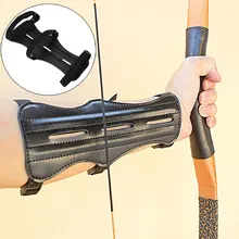 Protective Gear Shooting 3 Strap Archery Arm Protection Arm Guard Leather