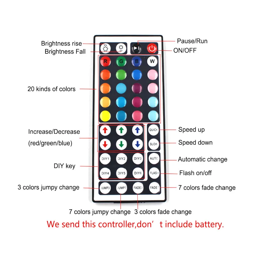 IKVVT DC 12 В светодиодный комплект полосы света SMD RGB 5050 3528 свет лампы Светодиодная лента RGB излучающий светодиод светодиодный лента неоновый источник питания 12 В