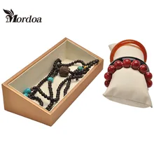 2016 Free Shipping Superior Velvet Large Bracelets Chain Brace Display Pillow Ankle Holder Watch Organizer Jewelry Display Stand