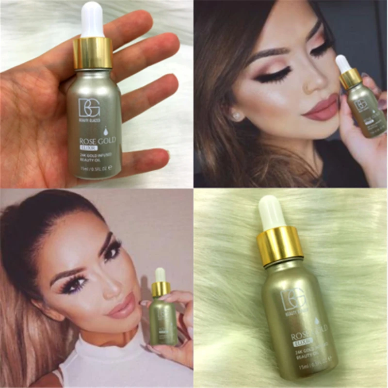 2018 красота глазурованная новый 24 к розовое золото эликсир излучающий Moisturizer BNIB 30ml