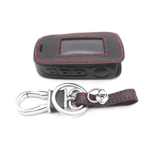 Funda de cuero con control remoto para Starline A92, A94, V62, A62, A64, V64, LCD, sistema de alarma para coche bidireccional, 3 botones