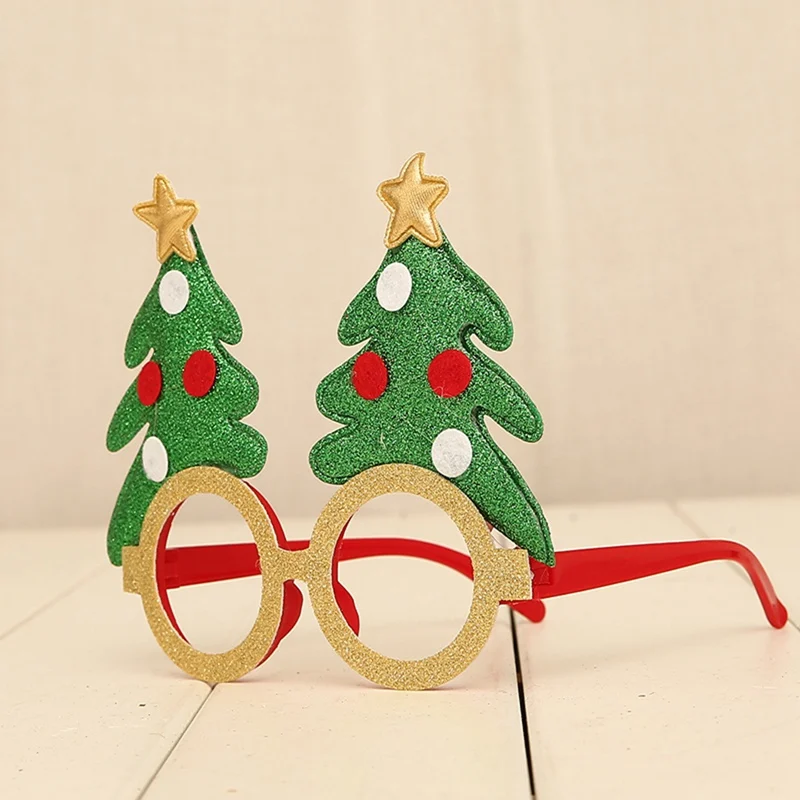 Рождественские очки со снеговиком рамка счастливый новогодний спрос среди детей подарок фестиваль вечерние поставки Дети Санта Клаус Олень